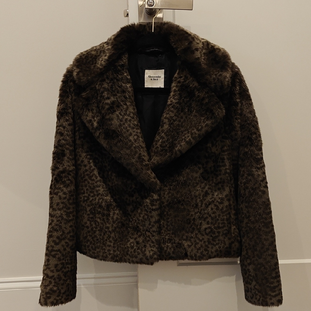 Abercrombie & Fitch Faux Fur Jacket